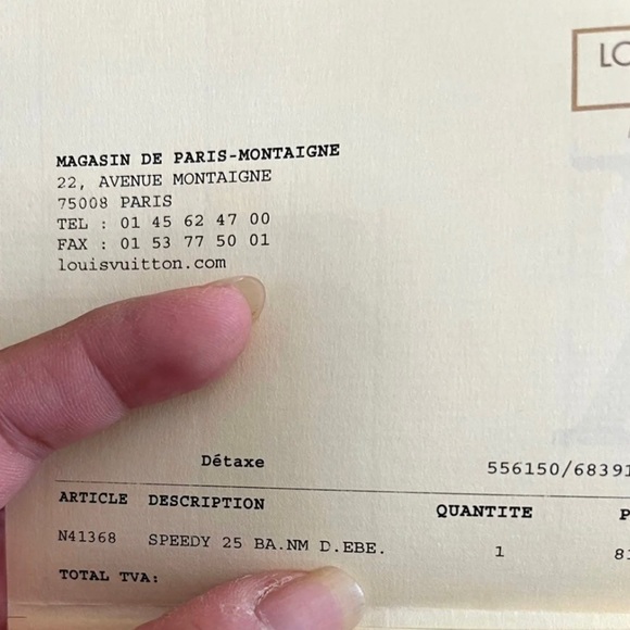 SOLD Authentic Louis Vuitton Speedy Bandouliere 25 Damier Ebene - Picture 3 of 12